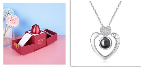 Hot Valentine's Day Gifts Metal Rose Jewelry Gift Box Necklace For Wedding Girlfriend Necklace Gifts - 𝓢𝓱𝓸𝓹𝓵𝓮𝓬𝔂