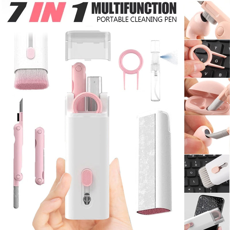 Multifunctional Bluetooth-compatible Headset Cleaning Pen Set Keyboard Cleaner Cleaning Tools Cleaner Keycap Puller Kit - 𝓢𝓱𝓸𝓹𝓵𝓮𝓬𝔂