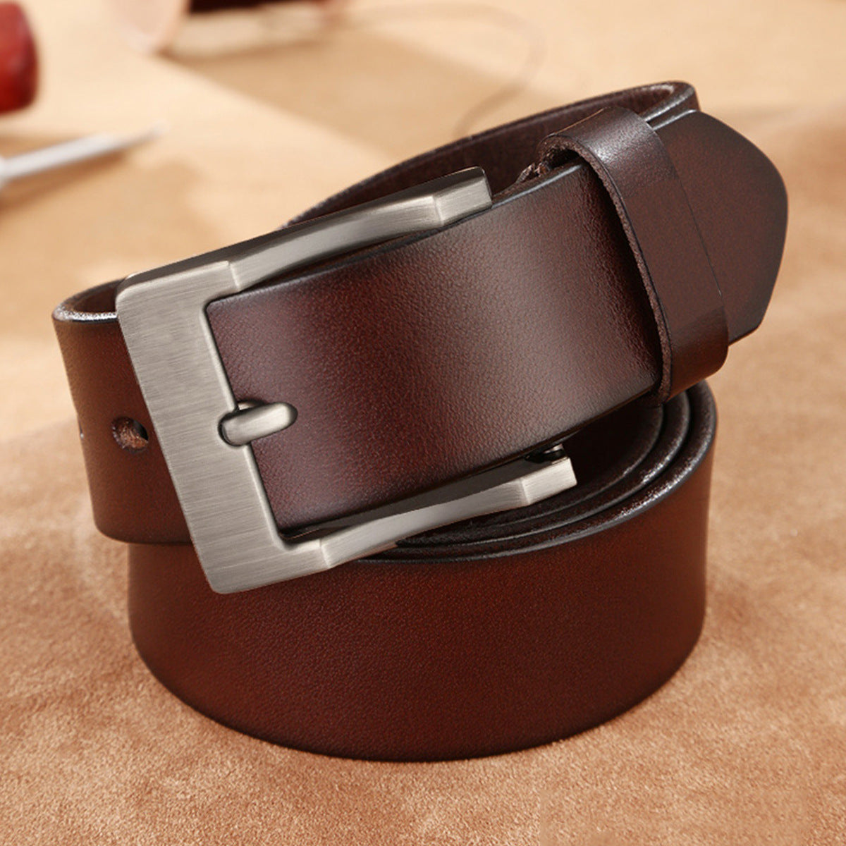 Belt Men's Pin Buckle Business Casual Simple - 𝓢𝓱𝓸𝓹𝓵𝓮𝓬𝔂