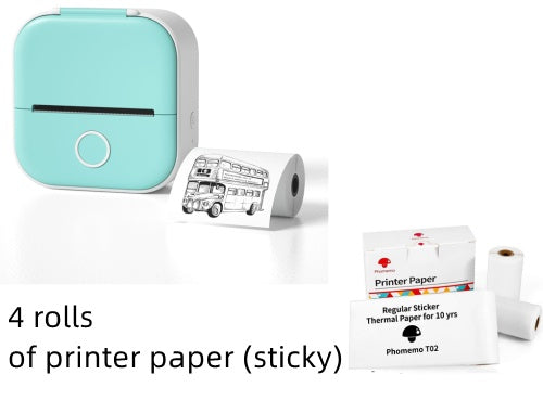 Portable Mini Thermal Label Printer Home Photo Printer Student Wrong Question Printer Bluetooth-compatible Mini Label Printer Price Tag - 𝓢𝓱𝓸𝓹𝓵𝓮𝓬𝔂