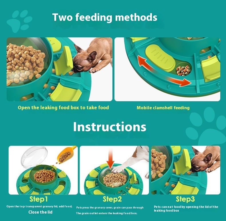 Interactive Dog Puzzle Toy For IQ Improvement And Slow Feeding Suitable For All Sizes Pets Nutritious Diet-Friendly Non-Electric Plastic Pets Game Pet Products - 𝓢𝓱𝓸𝓹𝓵𝓮𝓬𝔂