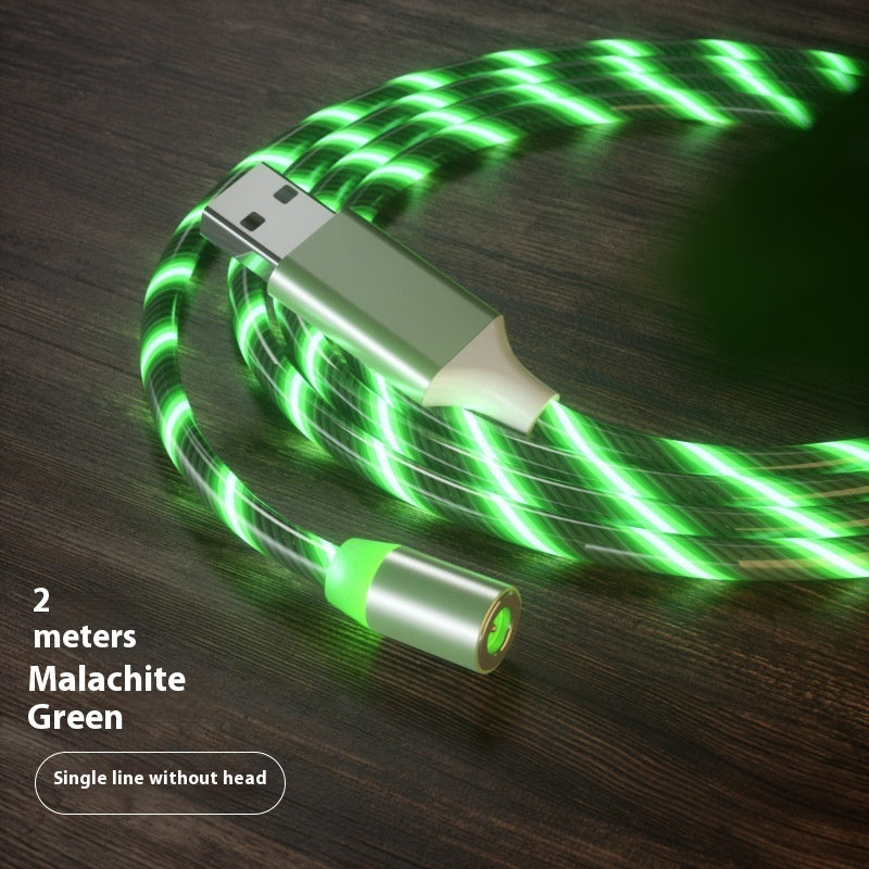 Magnetic Charging Cable Streamer Fast Charging Cable Lighting Micro USB Cable LED Magnet Charger Type-C Cable - 𝓢𝓱𝓸𝓹𝓵𝓮𝓬𝔂