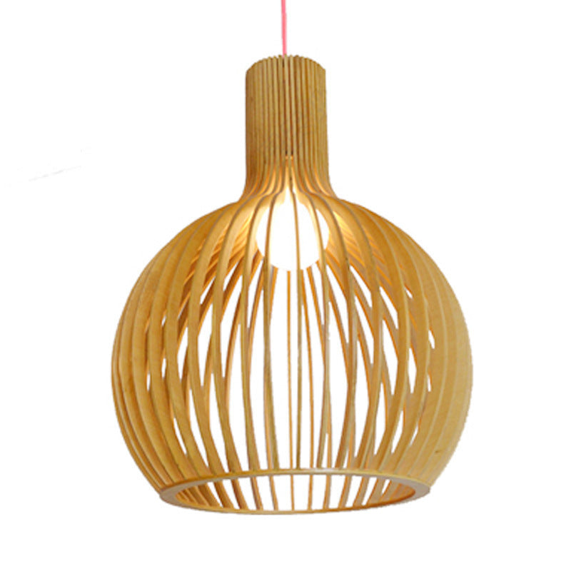 Retro Wooden Bird Cage Chandelier Living Room Bedroom Bedside Lamp - 𝓢𝓱𝓸𝓹𝓵𝓮𝓬𝔂