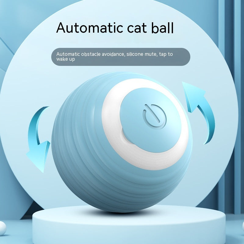 Automatic Moving Bouncing Rolling Ball Smart Cat Toy Ball Self-Moving Kitten Toy For Indoor Cat Kitten - 𝓢𝓱𝓸𝓹𝓵𝓮𝓬𝔂