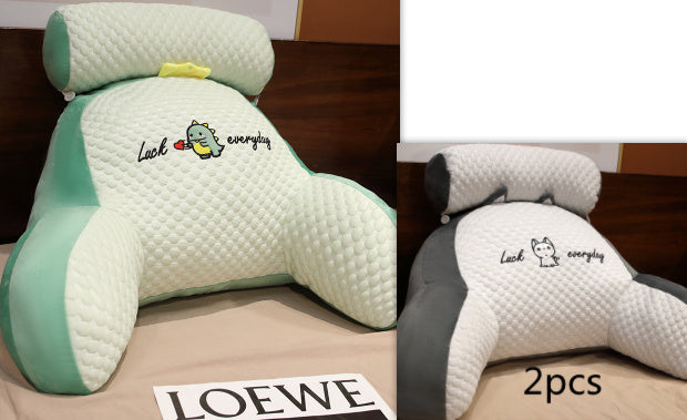 Sofa Fluffy Cushion Luncheon Pillow Triangle Reading Cushion Bedside Soft Large Backrest Lumbar Cushion Office Chair Cushion - 𝓢𝓱𝓸𝓹𝓵𝓮𝓬𝔂