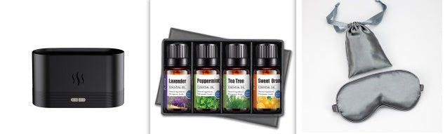 Aroma Diffuser With Flame Light Mist Humidifier Aromatherapy Diffuser With Waterless Auto-Off Protection For Spa Home Yoga Office - 𝓢𝓱𝓸𝓹𝓵𝓮𝓬𝔂