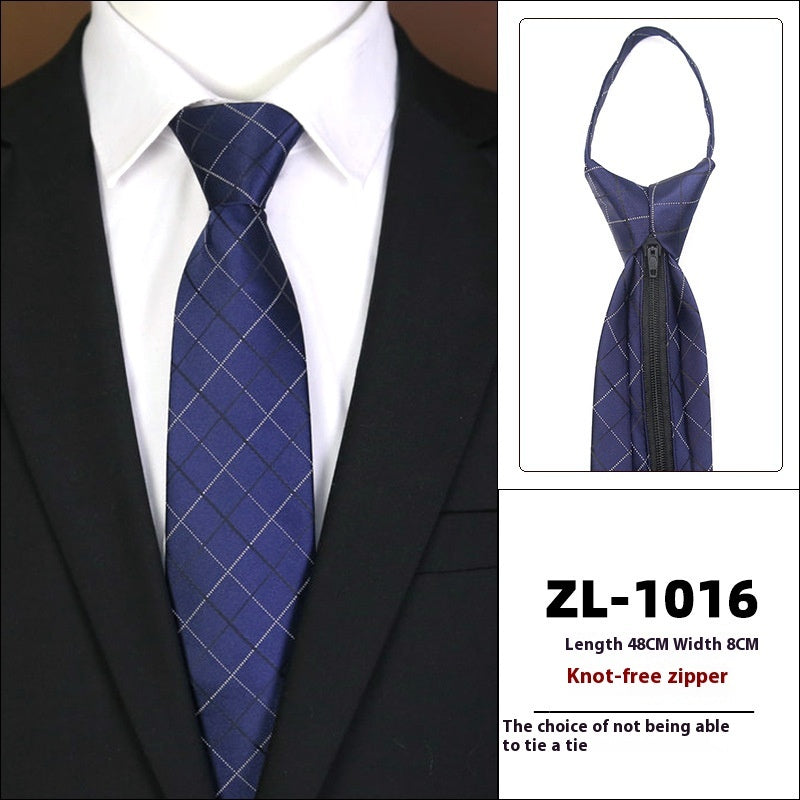 Men's Formal Wear Business Zipper Tie-free - 𝓢𝓱𝓸𝓹𝓵𝓮𝓬𝔂