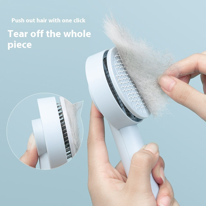 Pet Needle Comb Hair Remover Brush Dog And Cat Pet Comb Self Cleaning Massage Brushes Grooming Supplies - 𝓢𝓱𝓸𝓹𝓵𝓮𝓬𝔂