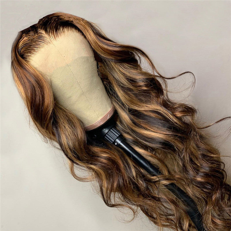Women's Fashion Foreign Trade Wigs, Long Curly Hair, Chemical Fiber Wigs, Rose Net - 𝓢𝓱𝓸𝓹𝓵𝓮𝓬𝔂