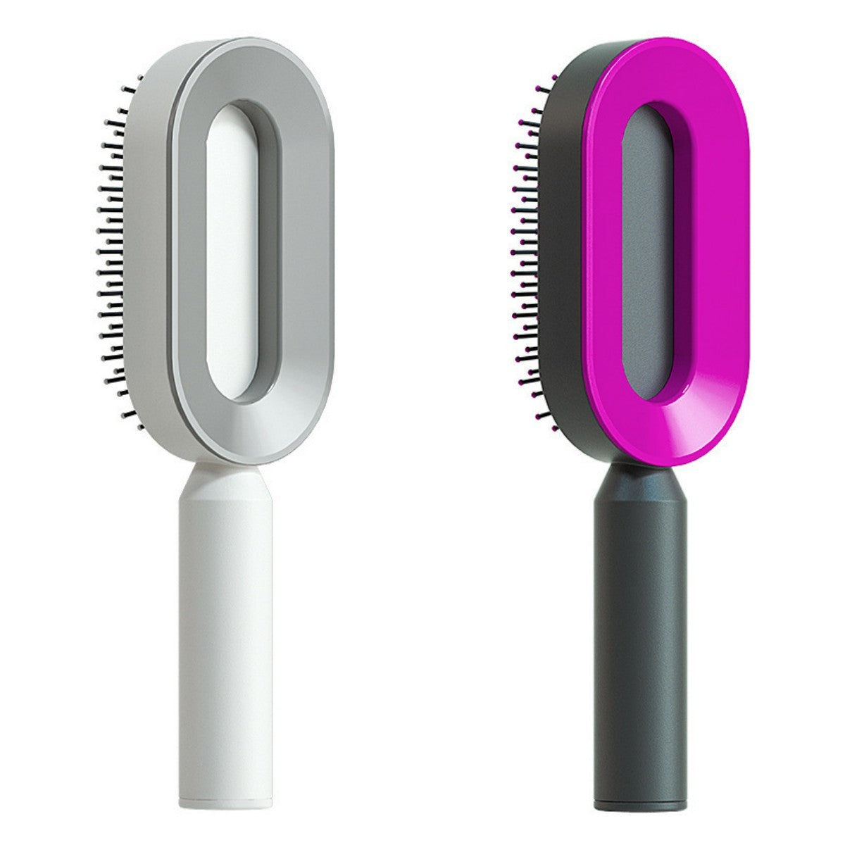 Self Cleaning Hair Brush For Women One-key Cleaning Hair Loss Airbag Massage Scalp Comb Anti-Static Hairbrush - 𝓢𝓱𝓸𝓹𝓵𝓮𝓬𝔂