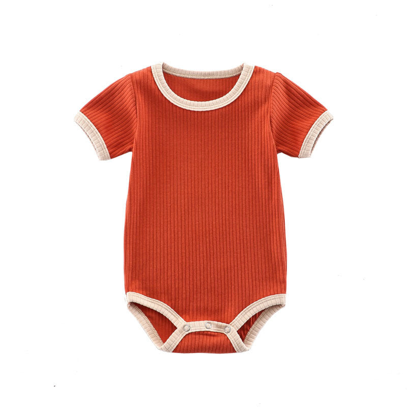 Summer Romper Baby Wrapping Clothes Pit Strip Ribbed Baby Onesie - 𝓢𝓱𝓸𝓹𝓵𝓮𝓬𝔂