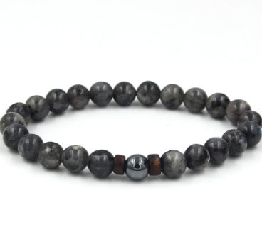 Personality Men's Black Volcanic Stone Bracelet - 𝓢𝓱𝓸𝓹𝓵𝓮𝓬𝔂