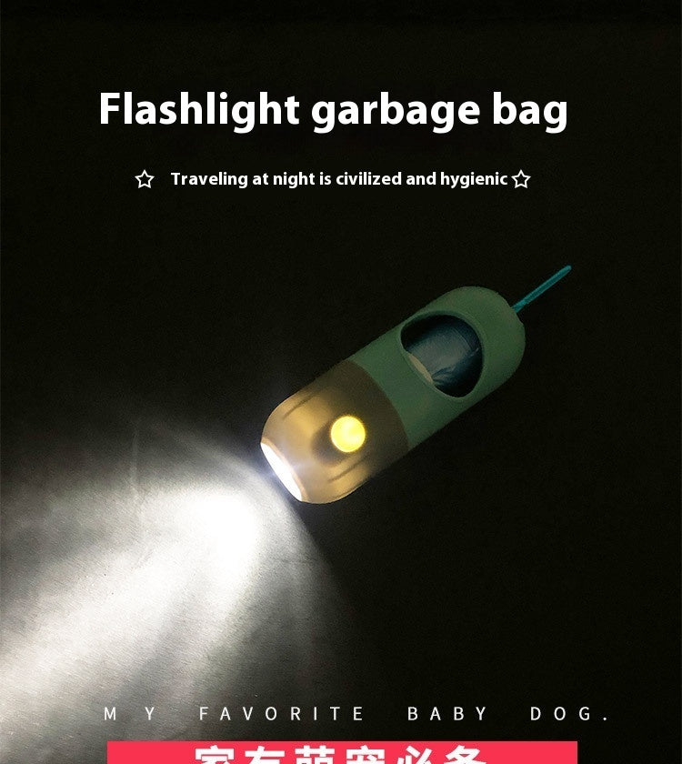 Led Light Pet Waste Bag Dispenser For Dogs Cats Dog Poop Scooper Bags Waste Bags Holder Dispensers Pet Clean Accessories - 𝓢𝓱𝓸𝓹𝓵𝓮𝓬𝔂