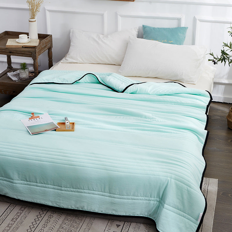 Cooling Blankets Pure Color Summer Quilt Plain Summer Cool Quilt Compressible Air-conditioning Quilt Quilt Blanket - 𝓢𝓱𝓸𝓹𝓵𝓮𝓬𝔂