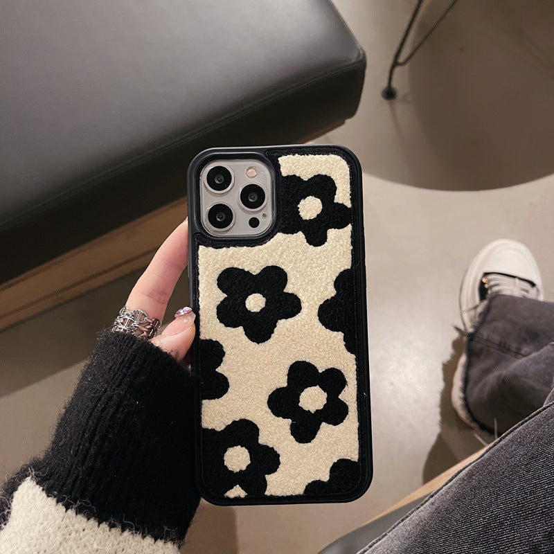 Plush Flowers Are Suitable For Ladies Autumn And Winter Mobile Phone Cases - 𝓢𝓱𝓸𝓹𝓵𝓮𝓬𝔂