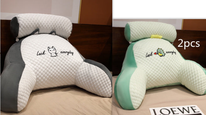 Sofa Fluffy Cushion Luncheon Pillow Triangle Reading Cushion Bedside Soft Large Backrest Lumbar Cushion Office Chair Cushion - 𝓢𝓱𝓸𝓹𝓵𝓮𝓬𝔂