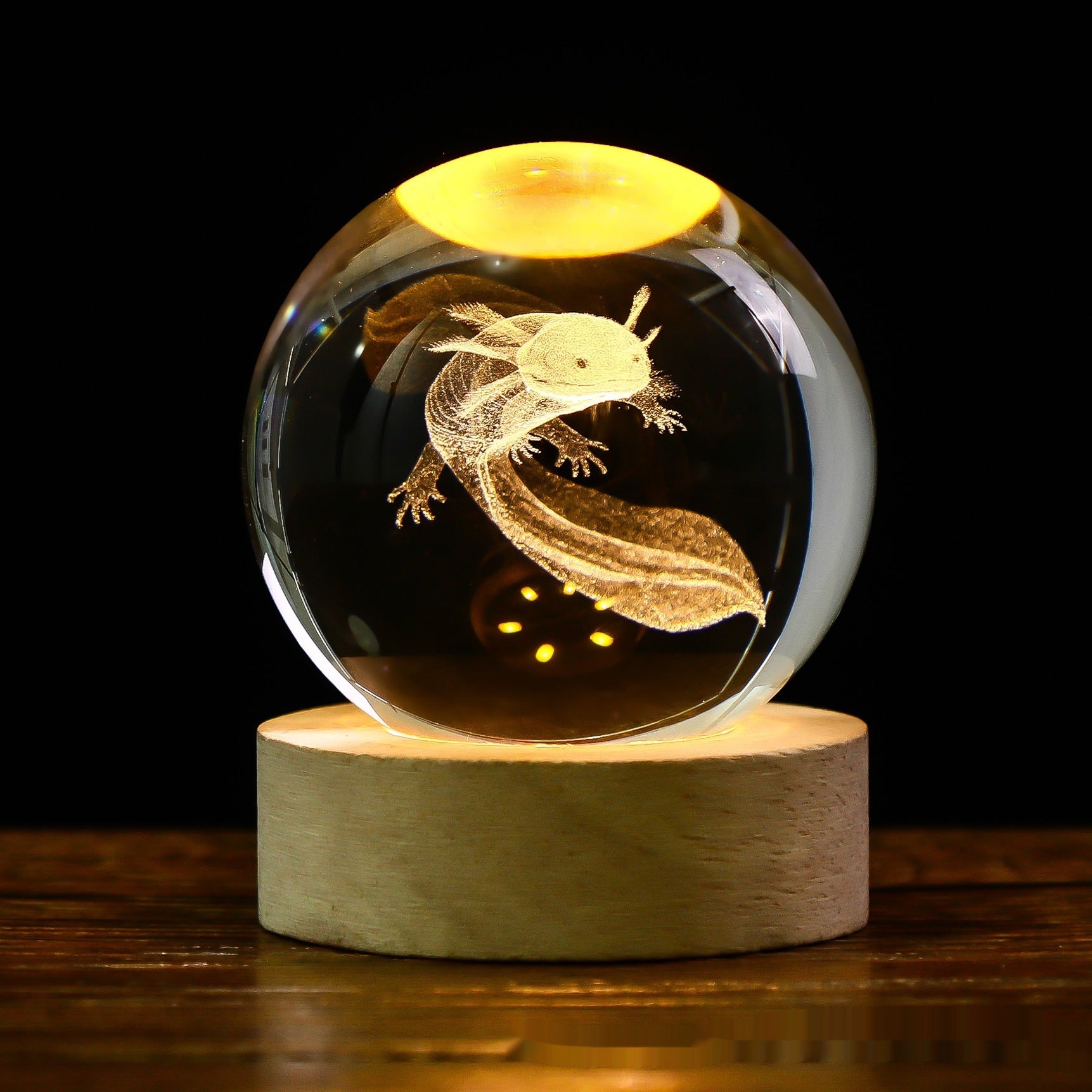 Luminous Starry Sky And Planets Moon Moon Crystal Ball Small Night Lamp Projection Ambience Light Creative Gift New Strange Gift - 𝓢𝓱𝓸𝓹𝓵𝓮𝓬𝔂