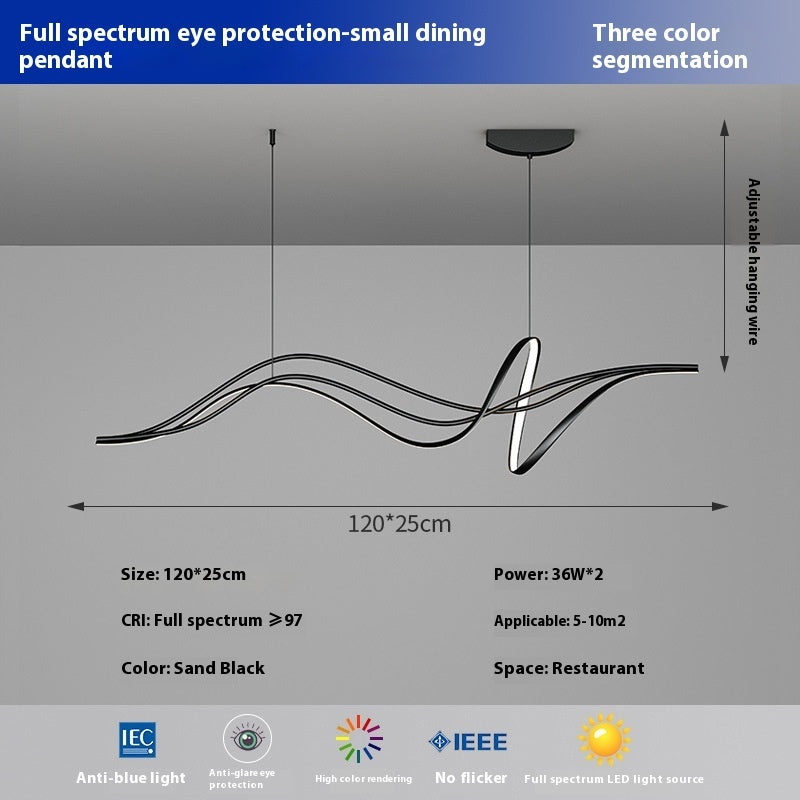 Dining Room Chandelier Modern Minimalist Creative Abstract Lamps - 𝓢𝓱𝓸𝓹𝓵𝓮𝓬𝔂