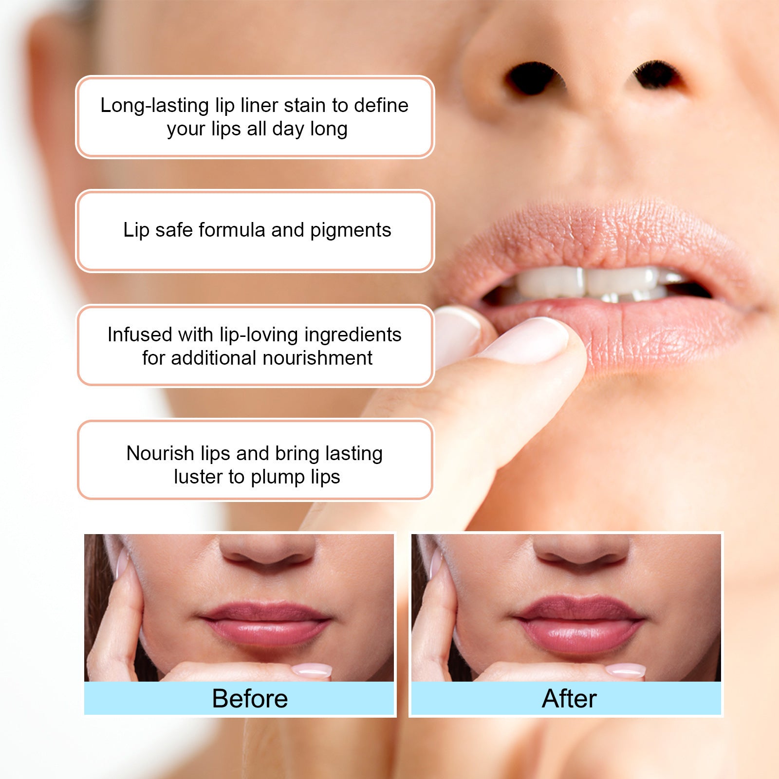 Stripping Lip Liner Outline Waterproof - 𝓢𝓱𝓸𝓹𝓵𝓮𝓬𝔂