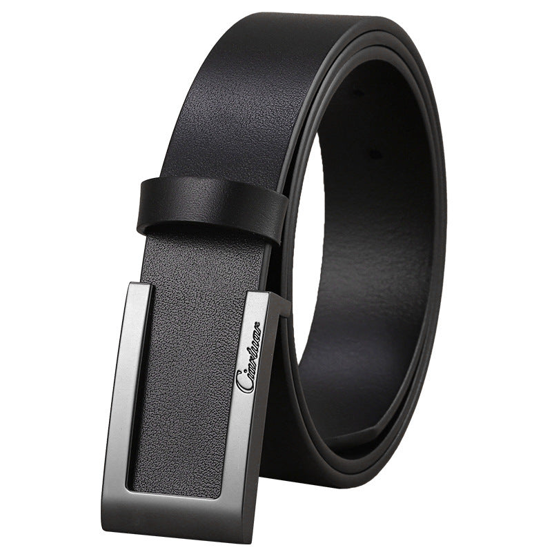 Fashion First Layer Cowhide Men's Casual Belt - 𝓢𝓱𝓸𝓹𝓵𝓮𝓬𝔂