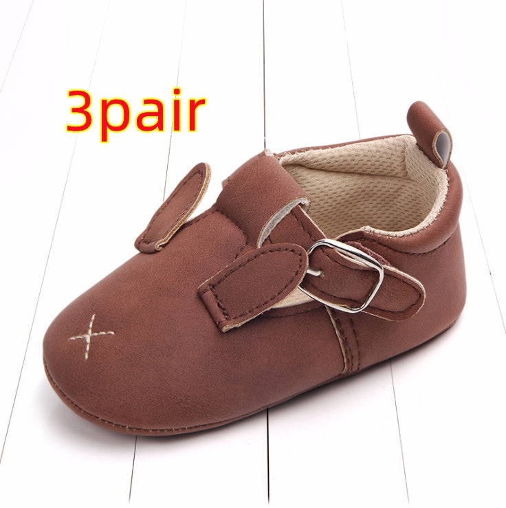 Spring and autumn cartoon animal baby shoes matte leather non-slip soft bottom baby shoes wholesale 0884 - 𝓢𝓱𝓸𝓹𝓵𝓮𝓬𝔂