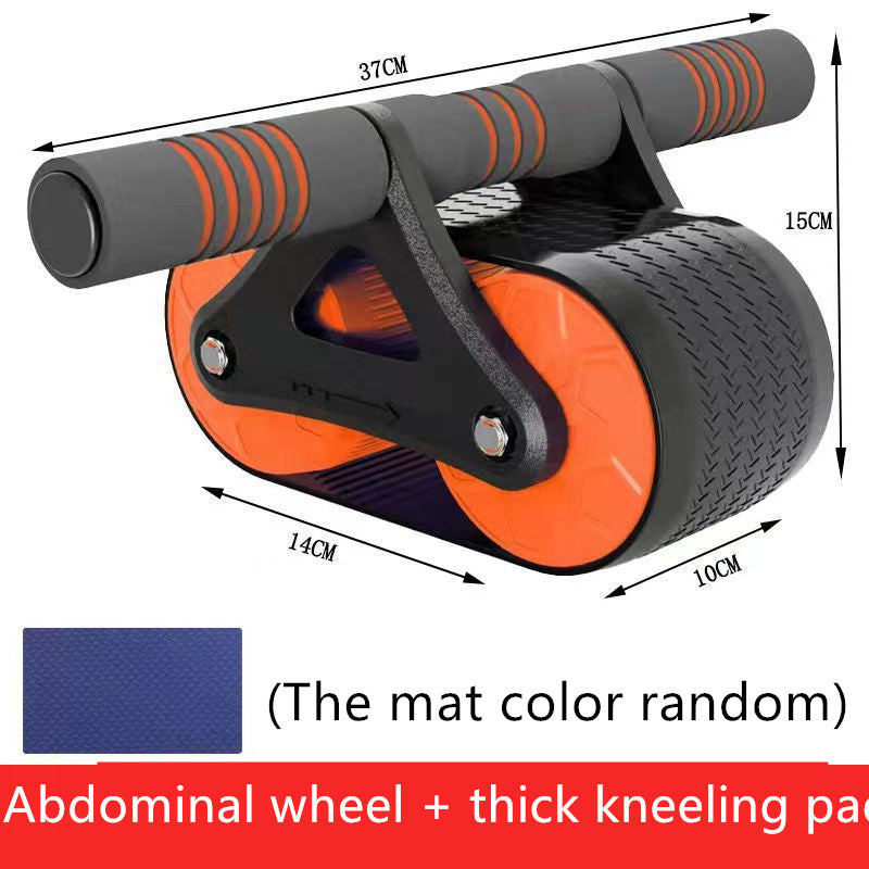 Double Wheel Abdominal Exerciser Women Men Automatic Rebound Ab Wheel Roller Waist Trainer Gym Sports Home Exercise Devices - 𝓢𝓱𝓸𝓹𝓵𝓮𝓬𝔂