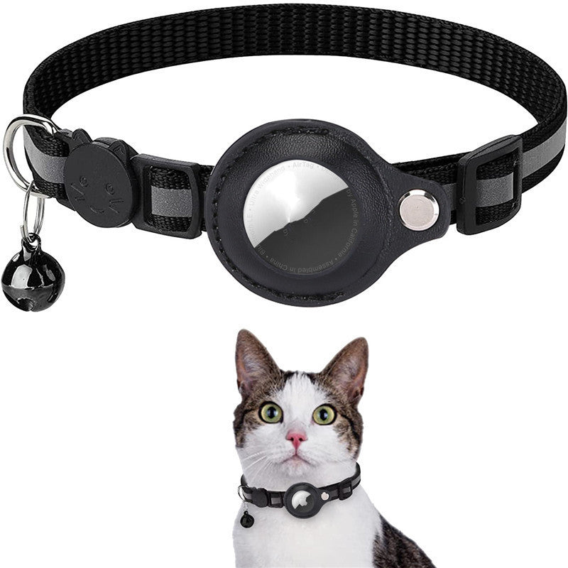 Reflective Collar Waterproof Holder Case For Airtag Air Tag Airtags Protective Cover Cat Dog Kitten Puppy Nylon Collar - 𝓢𝓱𝓸𝓹𝓵𝓮𝓬𝔂