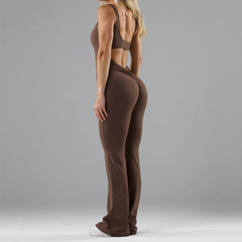Tight Yoga Bodysuit Casual Hollow Seamless Womens Clothing - 𝓢𝓱𝓸𝓹𝓵𝓮𝓬𝔂