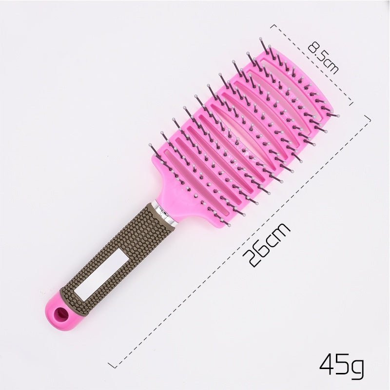 Hairbrush Anti Klit Brushy Haarborstel Women Detangler Hair Brush Bristle Nylon Scalp Massage  Teaser Hair Brush Comb - 𝓢𝓱𝓸𝓹𝓵𝓮𝓬𝔂