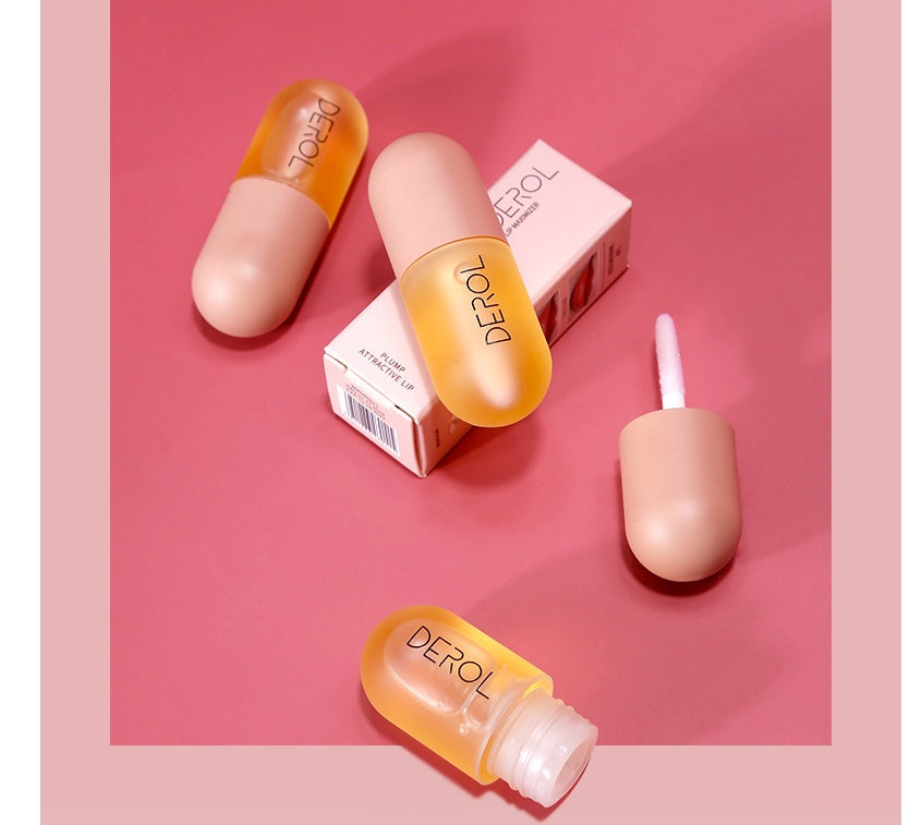 Day Night Instant Volume Lip Plumper Oil Clear Lasting Nourishing Repairing Reduce Lip Fine Line Care Lip Beauty Cosmetic - 𝓢𝓱𝓸𝓹𝓵𝓮𝓬𝔂