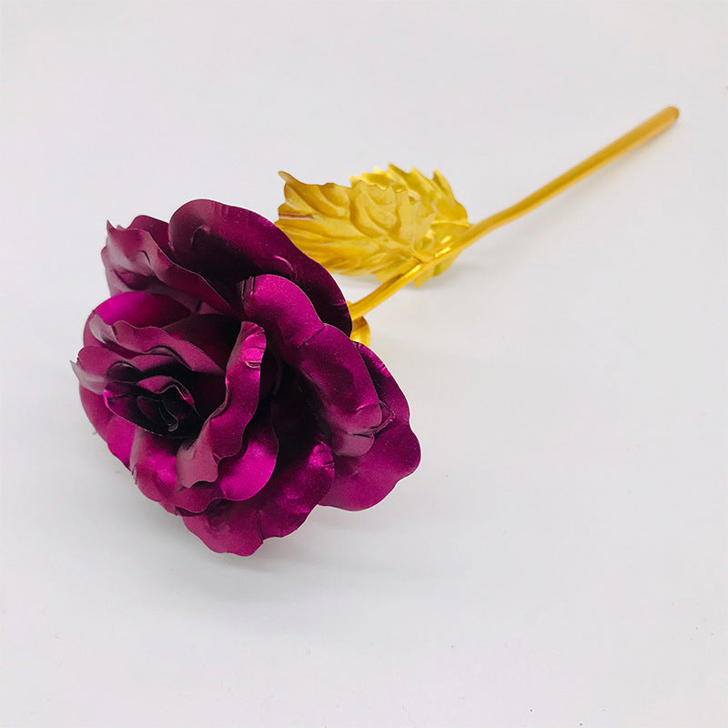 24K Luminous Color Gold Rose Flower Set - 𝓢𝓱𝓸𝓹𝓵𝓮𝓬𝔂