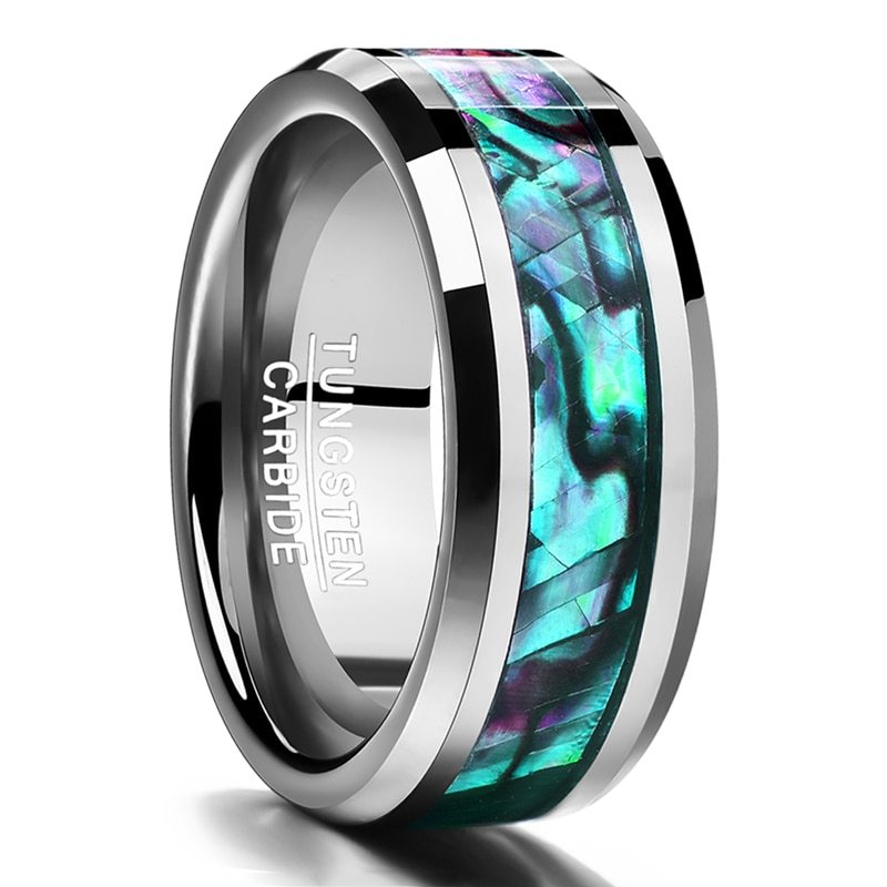 Tungsten Gold Ring With Black Veneer Plating - 𝓢𝓱𝓸𝓹𝓵𝓮𝓬𝔂