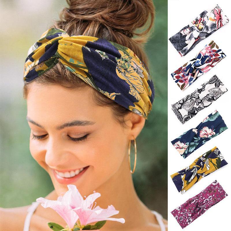 Floral cross hair band - 𝓢𝓱𝓸𝓹𝓵𝓮𝓬𝔂