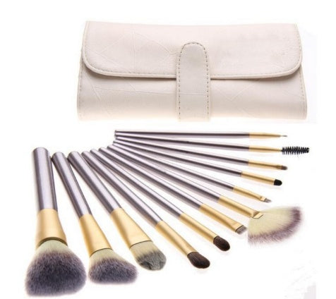 Persian Make-up Brush Suit Rice White Make Up Brush, Champagne Color Brush Handle Make-up Brush Without - 𝓢𝓱𝓸𝓹𝓵𝓮𝓬𝔂