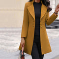 Winter Single-Breasted Slim-Fit Lapel Coat - 𝓢𝓱𝓸𝓹𝓵𝓮𝓬𝔂