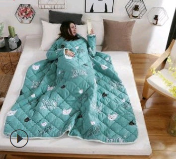 Winter Lazy Quilt with Sleeves - 𝓢𝓱𝓸𝓹𝓵𝓮𝓬𝔂