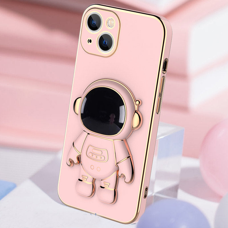 3D Astronaut Phone Case Anti-Drop Electroplating Bracket - 𝓢𝓱𝓸𝓹𝓵𝓮𝓬𝔂