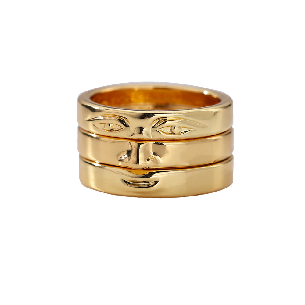 New Niche Design Touching Face Ring - 𝓢𝓱𝓸𝓹𝓵𝓮𝓬𝔂