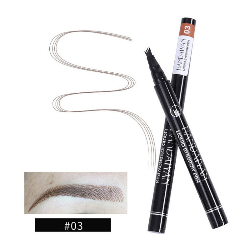 Microblading Eyebrow Pencil Waterproof Fork Tip Tattoo Pen Tinted Fine Sketch Eye Brow Pencils Long Lasting Eyebrows - 𝓢𝓱𝓸𝓹𝓵𝓮𝓬𝔂