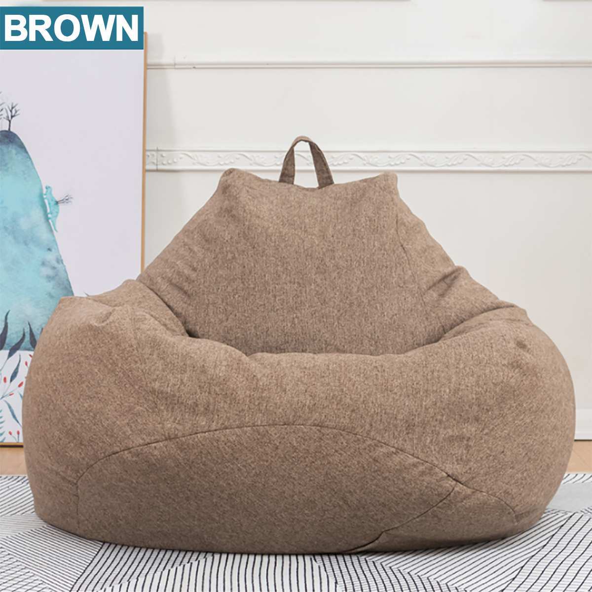 Comfortable Soft Giant Bean Bag Chair - 𝓢𝓱𝓸𝓹𝓵𝓮𝓬𝔂