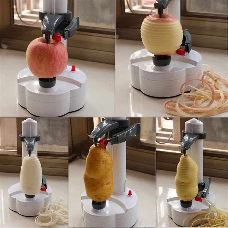 Multifunction Electric Peeler for Fruit Vegetables kitchen Accessories Cutter Machine - 𝓢𝓱𝓸𝓹𝓵𝓮𝓬𝔂