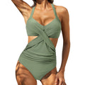 Cross Midriff Outfit Sexy Swimsuit Women - 𝓢𝓱𝓸𝓹𝓵𝓮𝓬𝔂