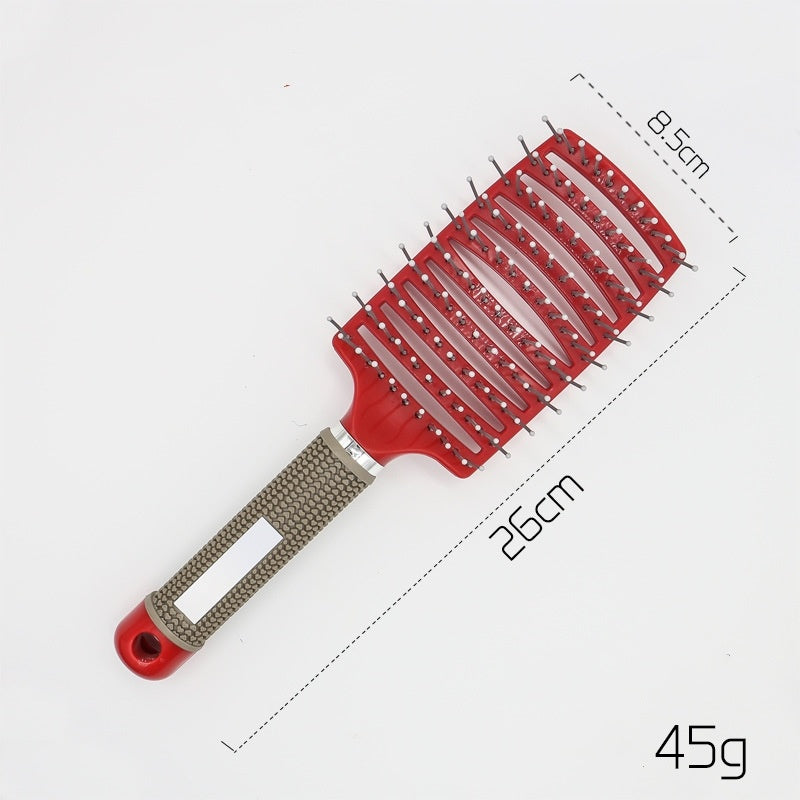 Hairbrush Anti Klit Brushy Haarborstel Women Detangler Hair Brush Bristle Nylon Scalp Massage  Teaser Hair Brush Comb - 𝓢𝓱𝓸𝓹𝓵𝓮𝓬𝔂