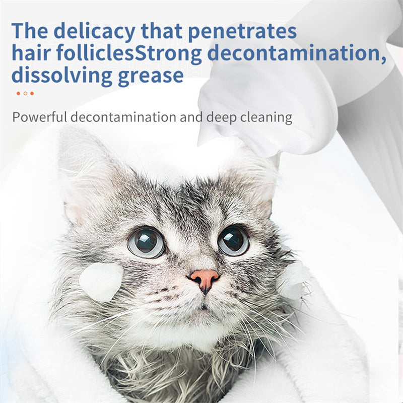 Automatic Foaming Dog Cat Bath Brush Dog Shampoo Brush With Soap Dispenser Electric Pet Grooming Massage Brush Pet Bath Brush Scrubber Comb For Dog Cat Pet Products - 𝓢𝓱𝓸𝓹𝓵𝓮𝓬𝔂