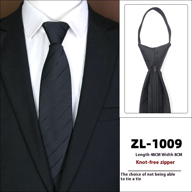 Men's Formal Wear Business Zipper Tie-free - 𝓢𝓱𝓸𝓹𝓵𝓮𝓬𝔂