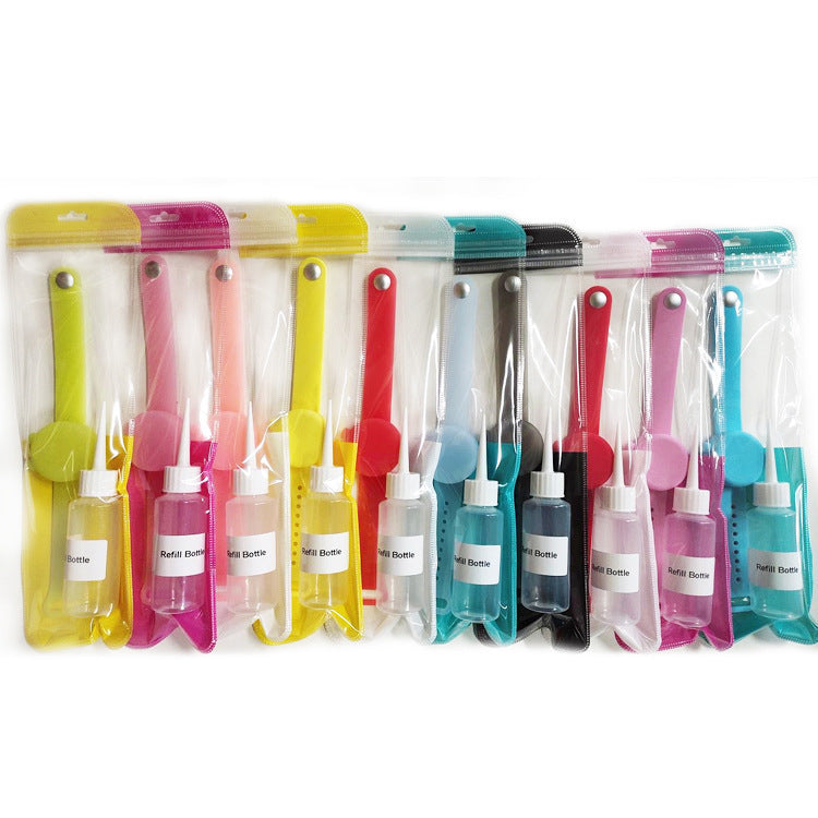 Outdooor Silicone Wristband Hand Sanitizer Disinfectant Bracelet - 𝓢𝓱𝓸𝓹𝓵𝓮𝓬𝔂