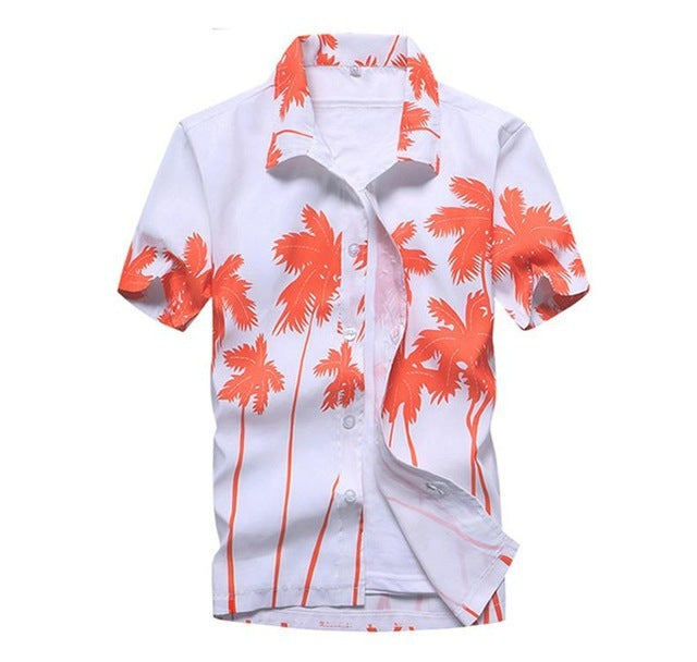 Aloha Shirts Short-sleeved Fashion Chemise Homme Blouse - 𝓢𝓱𝓸𝓹𝓵𝓮𝓬𝔂