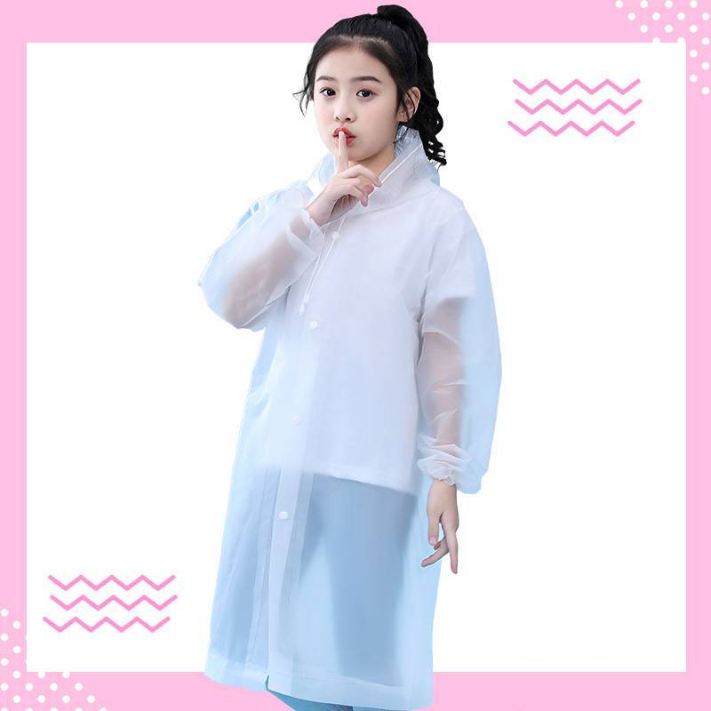 Transparent, portable and backpackable girl's poncho - 𝓢𝓱𝓸𝓹𝓵𝓮𝓬𝔂