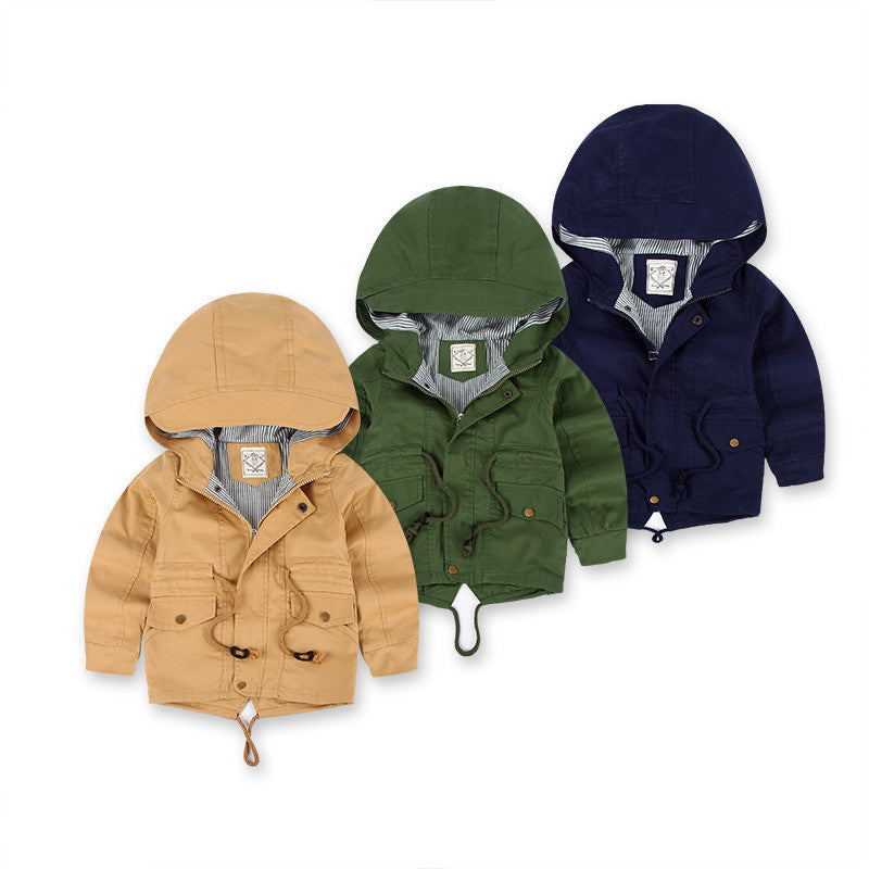 LM 6035 Europe And American Wind Boy's Coat And Cashmere Boy's Windcoat For Autumn And Winter Children's Clothes - 𝓢𝓱𝓸𝓹𝓵𝓮𝓬𝔂