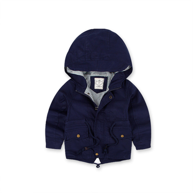 LM 6035 Europe And American Wind Boy's Coat And Cashmere Boy's Windcoat For Autumn And Winter Children's Clothes - 𝓢𝓱𝓸𝓹𝓵𝓮𝓬𝔂